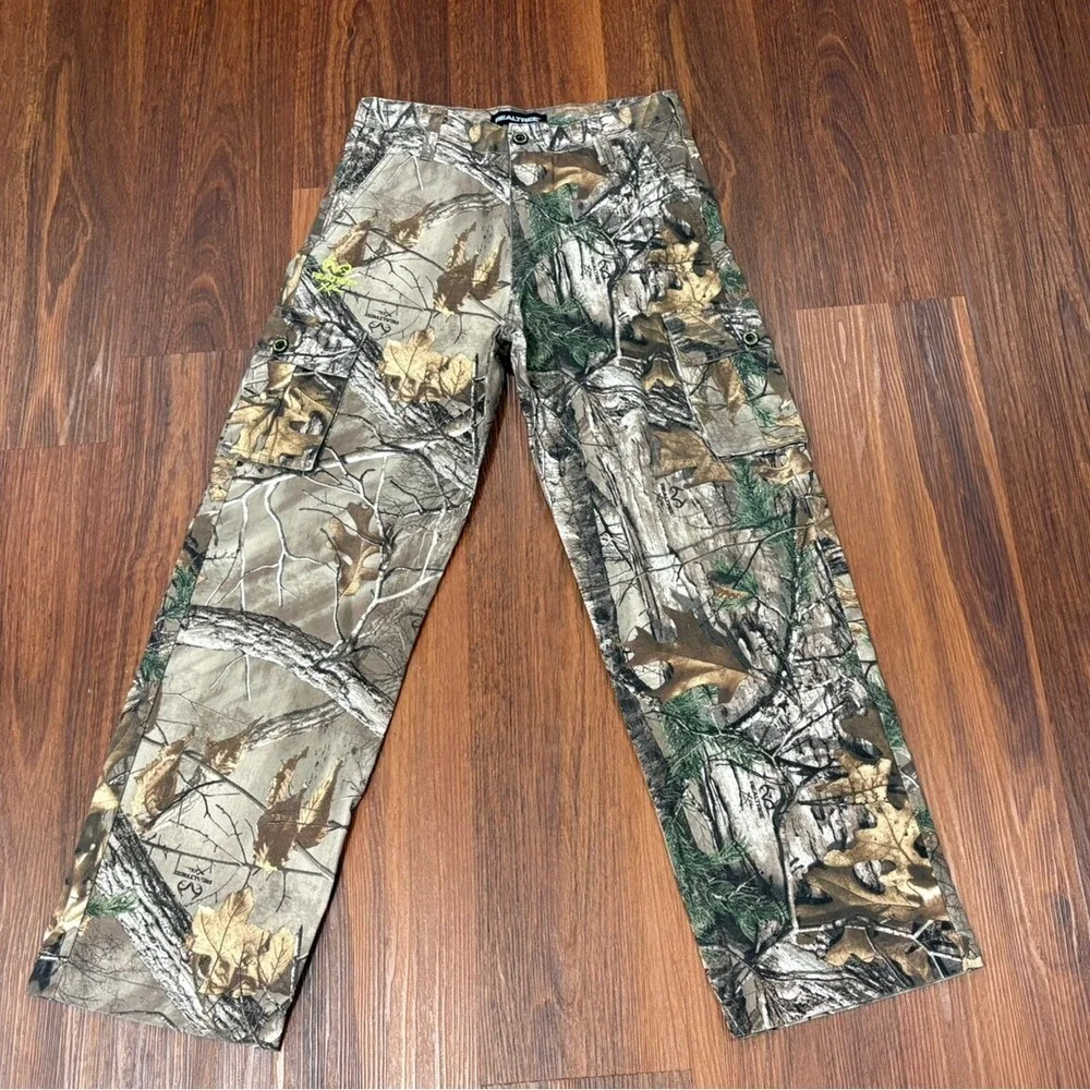 Camouflage Hunting Pants Men's Realtree® Xtra 6 Pocket‎ Cargo Style Size XXL